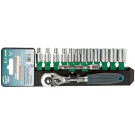 BRÜDER MANNESMANN Jeu de clés à douille 1/4", 14 pièces