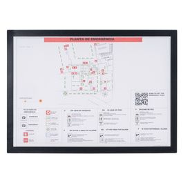 Bi-Office Cadre magnétique, A4, noir