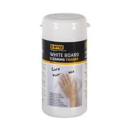 Bi-Office Lingettes nettoyantes tableau blanc, 100 pièces