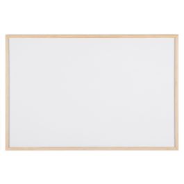 Bi-Office Tableau blanc, cadre en bois, (L)400 x (H)300 mm