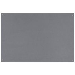 Bi-Office Tableau en feutre sans cadre, 1.200 x 900 mm, gris