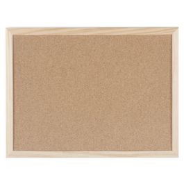 Bi-Office Tableau en liège avec cadre en bois, 400 x 300 mm