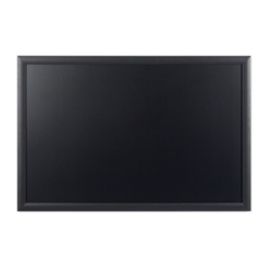 Bi-Office Tableau noir, cadre noir, 600 x 400 mm