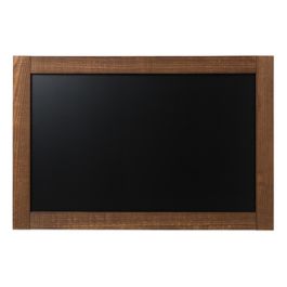 Bi-Office Tableau noir, rustique, 1.200 x 900 mm, marron