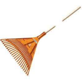 Bradas Balai à feuilles Quick Fit, manche en bois, 22 dents