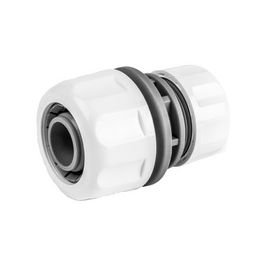 Bradas Connecteur de tuyau WHITE LINE, 1" sur 3/4", blanc