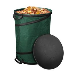 Bradas Sac à végétaux POP UP HARD, 175 litres, vert foncé