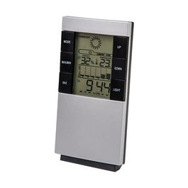 Bradas Station météo multifonction, argent/noir