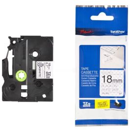 Ruban cassette d'origine TZESE4 Brother - noir, blanc
