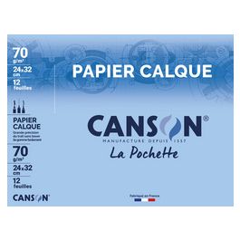 CANSON Papier calque satin, 240 x 320 mm, 90 g/m2