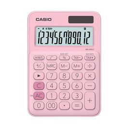 CASIO Calculatrice de bureau MS-20UC-PK, rose