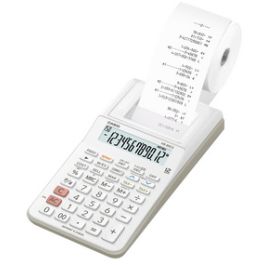 CASIO Calculatrice imprimante modèle HR-8 RCE-WE, blanc