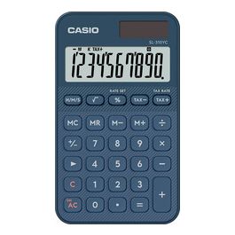 CASIO Calculatrice SL-310YC-NY, bleu
