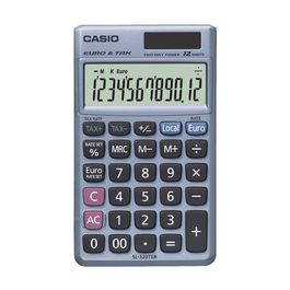 CASIO calculatrice SL-320 TER Plus, alimentation solaire/