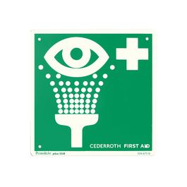 CEDERROTH Panneau de signalisation "Douche oculaire"