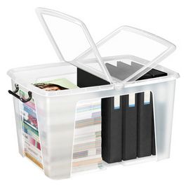 CEP Boîte de rangement strata, 65 litres, transparent
