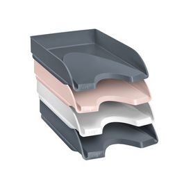 CEP Corbeille à courrier MINERAL, format A4, set de 4