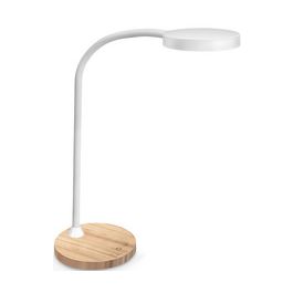 CEP Lampe de bureau LED FLEX Silva, chêne/blanc