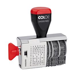 COLOP Tampon dateur toutes lettres 04000/WD, avec date