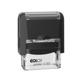COLOP Tampon pour texte Printer C20, 4 lignes, noir