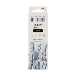 COPIC Marqueur ciao, kit 3+1 SHADE "Light Cool Gray"