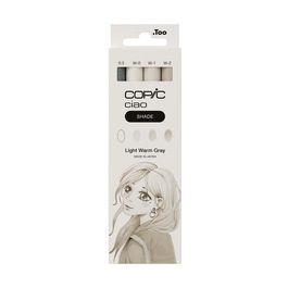 COPIC Marqueur ciao, kit 3+1 SHADE "Light Warm Gray"