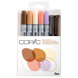 COPIC Marqueur ciao, kit de 7 "Doodle Kit Peopel"