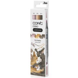 COPIC Marqueur ciao, set de 3 "Pet Palette"
