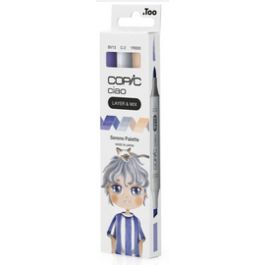 COPIC Marqueur ciao, set de 3 "Serene Palette"