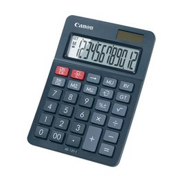 Canon Calculatrice de bureau AS-120 II, solaire/pile