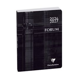 Clairefontaine Agenda scolaire FORUM Metric, 2026/2027, noir