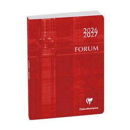 Clairefontaine Agenda scolaire FORUM Metric, 2026/2027,rouge