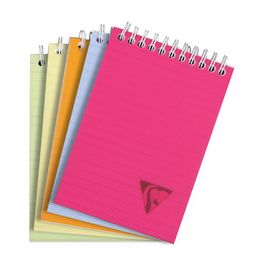 Clairefontaine Bloc reliure intégrale LINICOLOR, A6, ligné x5