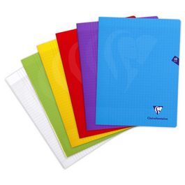 Clairefontaine Cahier piqûre Mimesys, A4, séyès, assorti x10