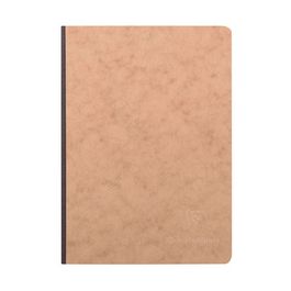 Clairefontaine Carnet broché AGE BAG, A5, uni, tabac