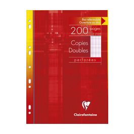 Clairefontaine Copies doubles, A4, Seyès, 200 pages