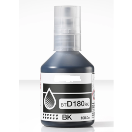 Bouteille d'encre compatible BTD180BK Brother - noire