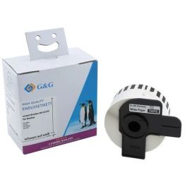 Étiquettes compatible DK22225 Brother - blanche