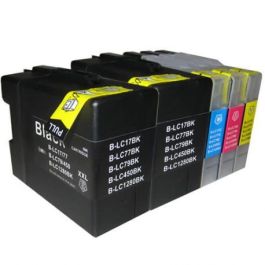 Cartouches compatibles LC 1280 XL Brother - Multipack 5 cartouches (2xBK + C,M,Y)