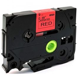 Ruban cassette compatible TZE421 Brother - noir, rouge