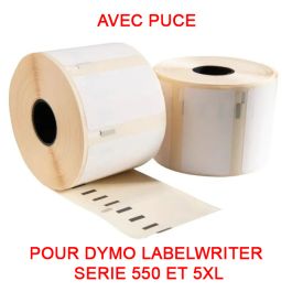 Ruban cassette compatible 11354 / S0722540 Dymo (avec puce)