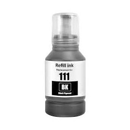 Bouteille d'encre compatible C13T03M140 / 111 Epson - noire