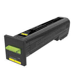 Toner compatible 72K0X40 Lexmark - jaune