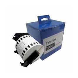 Ruban cassette compatible DK22205 Brother - blanc