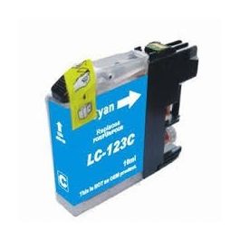 Cartouche compatible LC123C Brother - cyan