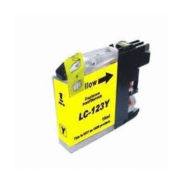 Cartouche compatible LC123Y Brother - jaune