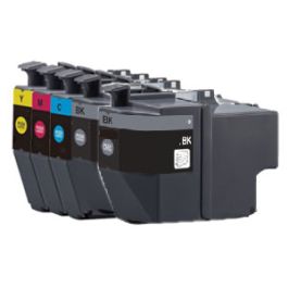 Pack de 5 cartouches compatibles Brother LC3213 - (2xBK + C,M,Y)