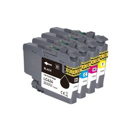 Cartouches compatibles LC424 Brother - Multipack 4 cartouches (BK,C,M,Y)