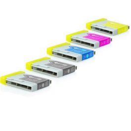 Cartouches compatibles LC985 Brother - Multipack 5 cartouches (2xBK + C,M,Y)