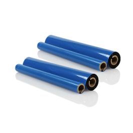 Rouleau transfert thermique compatible PC72RF Brother - Pack x2  - noir